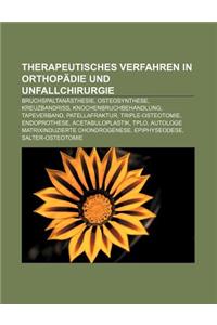 Therapeutisches Verfahren in Orthopadie Und Unfallchirurgie