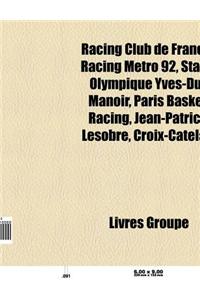Racing Club de France: Joueur Du Psg Racing Basket, Joueur Du Paris Basket Racing, Joueur Du Racing Paris Basket
