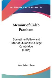 Memoir of Caleb Parnham