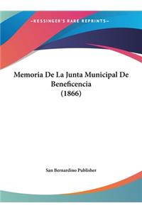 Memoria de La Junta Municipal de Beneficencia (1866)