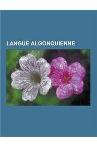 Langue Algonquienne