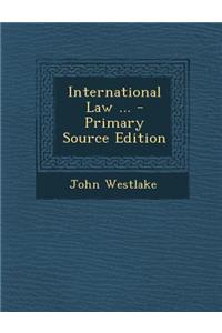 International Law ...