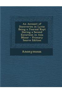 An Account of Discoveries in Lycia