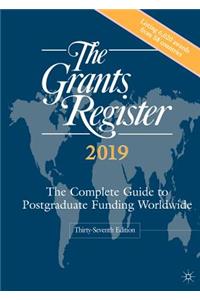 Grants Register 2019