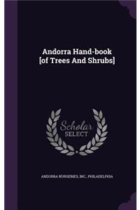 Andorra Hand-book [of Trees And Shrubs]