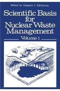 Scientific Basis for Nuclear Waste Management