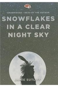 Snowflakes in a Clear Night Sky