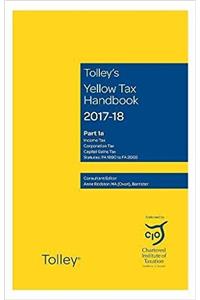 Tolley's Yellow Tax Handbook 2017-18