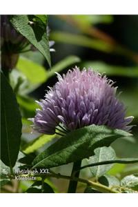 Notizbuch XXL Kleeblüte
