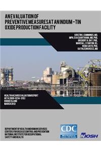 evaluation of preventive measures at an indium-tin oxide production facility