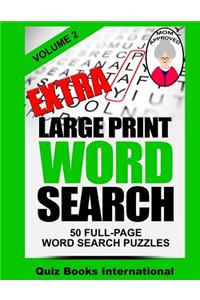 Extra Large Print Word Search Volume 2