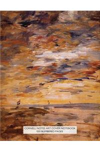 Cornell Notes Art Cover Notebook 120 Numbered Pages