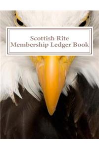 Scottish Rite Membership Ledger Book