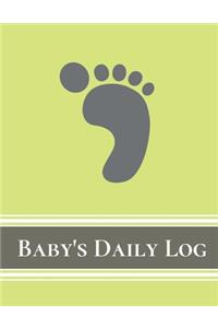 Baby's Daily Log Notebook Tracker for Newborn and Toddler