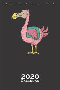 Pink Dodo bird Calendar 2020