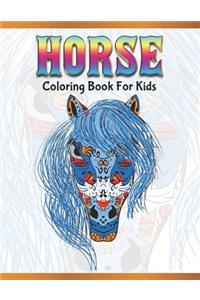 Horse Coloring Book for Kids