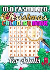 Old Fashioned Christmas Coloring Book for Adults