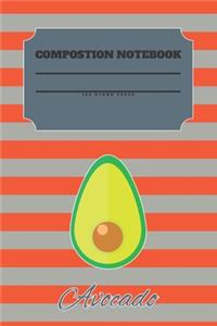 Avocado Composition Notebook 120 Pages