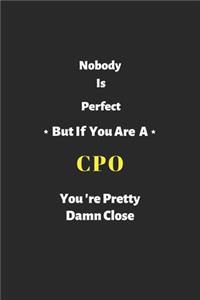 Nobody is perfect but if you are a CPO you're pretty damn close