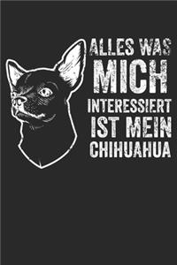 Chihuahua: Notizbuch/Tagebuch/Aufgabenheft/120 Seiten/Gepunktete Seiten,6x9 Zoll