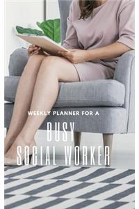Weekly Planner for A Busy Social Worker