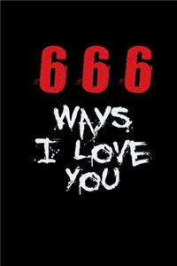 666 Ways I Love You