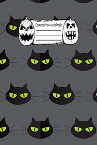 Abstract Halloween Pattern Volume 3 Wide Ruled Journal