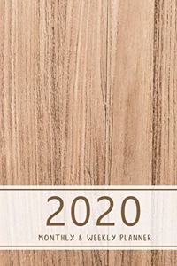 2020 Monthly & Weekly Planner