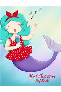 Blank Sheet Music Notebook