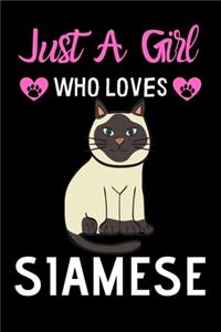Just a girl who loves Siamese