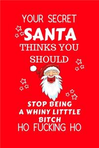 Your Secret Santa Thinks You Should Stop Being Such A Whiny Little Bitch Ho Fucking Ho