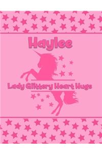 Haylee Lady Glittery Heart Hugs