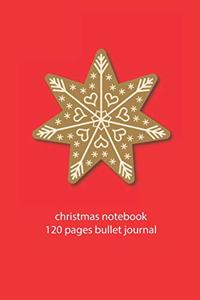 christmas notebook 120 pages bullet journal