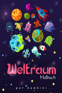 Weltraum Malbuch