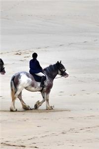 Riding Horses on the Beach in Cornwall, England Journal