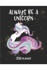 Always Be a Unicorn 2019 Planner