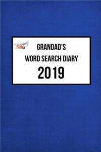 Grandad's Word Search Diary 2019