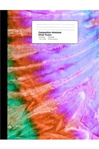 Composition Notebook Wide Ruled 7.44 X 9.69 Inches 100 Sheets / 200 Pages