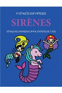 Livres de coloriage pour enfants de 2 ans (Sirènes)