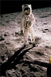 Astronaut Walks Moon Science Journal