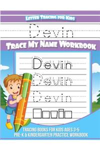 Devin Letter Tracing for Kids Trace my Name Workbook
