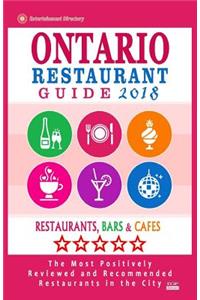 Ontario Restaurant Guide 2018