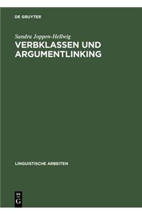 Verbklassen Und Argumentlinking
