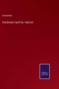 British Tariff for 1862-63