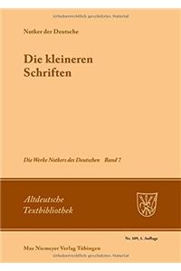 Die Kleineren Schriften