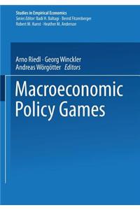 Macroeconomic Policy Games