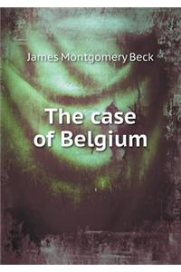 The case of Belgium