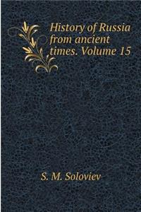 History of Russia Since Ancient Times. Volume 15