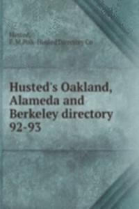 Husted's Oakland, Alameda and Berkeley directory