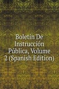 Boletin De Instruccion Publica, Volume 2 (Spanish Edition)